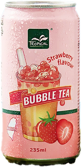 Strawberry bubble tea